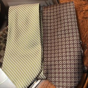 Two Brooks Brothers Ties
Brown and Green